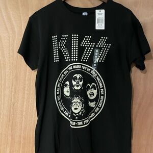 KISS Men’s Black Graphic T-Shirt